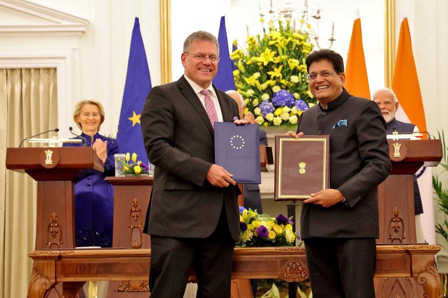 EU-India trade deal leaves bloc's carbon border tariff intact
