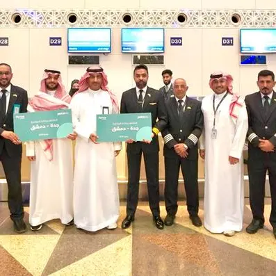 طيران ناس يحتفل بتدشين أولى رحلاته المباشرة بين جدة ودمشق