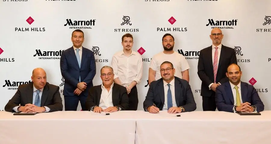 Palm Hills Developments signs agreement with Marriott International to develop The St. Regis Palm Hills, Cairo
