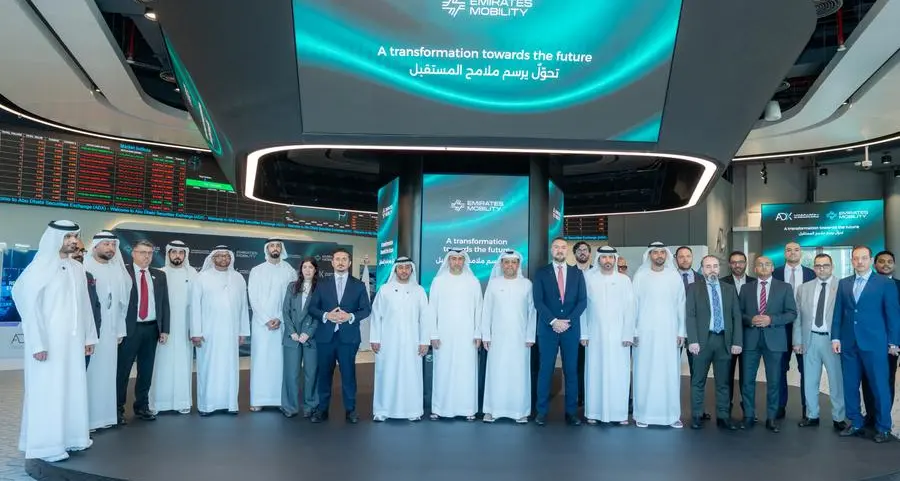 \"الإمارات للتنقّل\" تُقرع جرس التداول في سوق أبوظبي للأوراق المالية وتُطلق رؤية استراتيجية وهوية مؤسسية جديدة