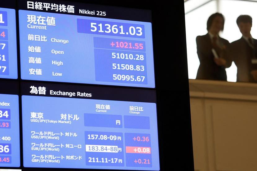 Asian shares fall, yen and Treasuries rise as AI, Iran concerns weigh