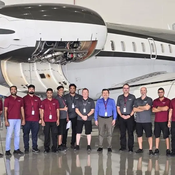Falcon begins first base maintenance on Falcon’s Global Express XRS