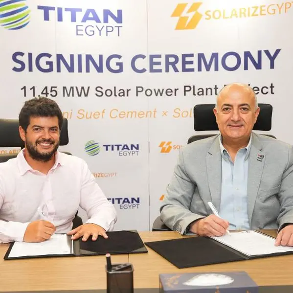 Titan Egypt signs 25-year solar PPA for its Beni Suef Cement plant