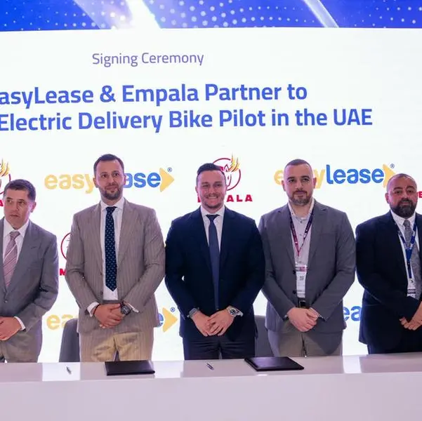 EasyLease signs MoU wi th Empala to conduct electric delivery bike proof of concept in UAE operations