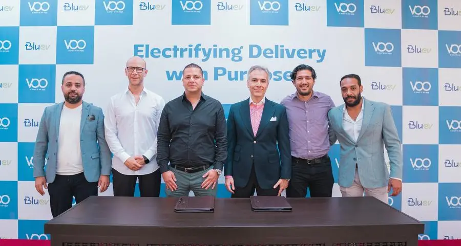 In partnership with Blu EV, VOO app launches Egypt’s first eco-friendly electric delivery motorcycle fleet