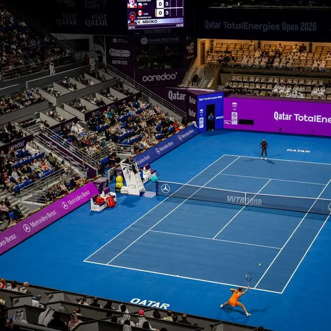 نجاح باهر لمشاركة ناصر بن خالد للسيارات في بطولة قطر توتال إنرجيز للتنس للسيدات 2026