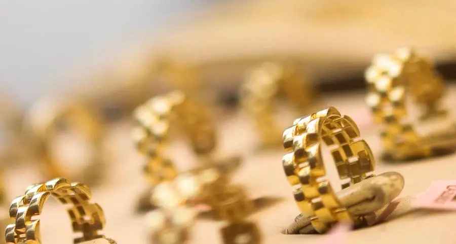 Gold eases as higher yields, firm dollar offset US-Iran peace hopes