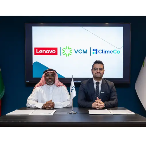 VCM, Lenovo, and ClimeCo partner to accelerate sustainable industrial growth in Saudi Arabia