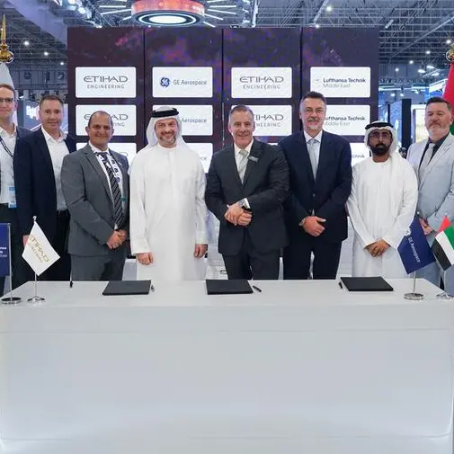 \"الاتحاد الهندسية\" و\"جي إي إيروسبيس\" توقعان اتفاقية تعاون استراتيجي مشترك مع \"لوفتهانزا تكنيك الشرق الأوسط\"