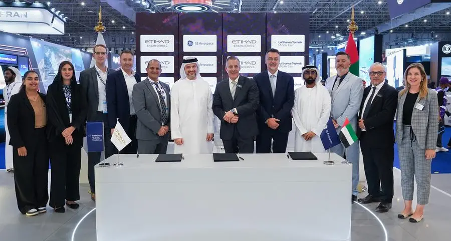 \"الاتحاد الهندسية\" و\"جي إي إيروسبيس\" توقعان اتفاقية تعاون استراتيجي مشترك مع \"لوفتهانزا تكنيك الشرق الأوسط\"