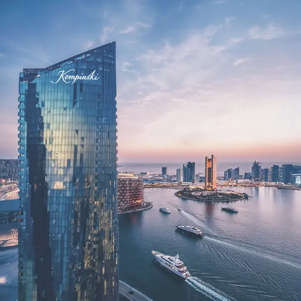 Infracorp showcases Kempinski Harbour Heights Residences at a dedicated stand in The Avenues Bahrain