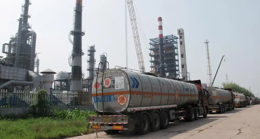 China's crude oil storage surged in March, reversing earlier draw: Russell
