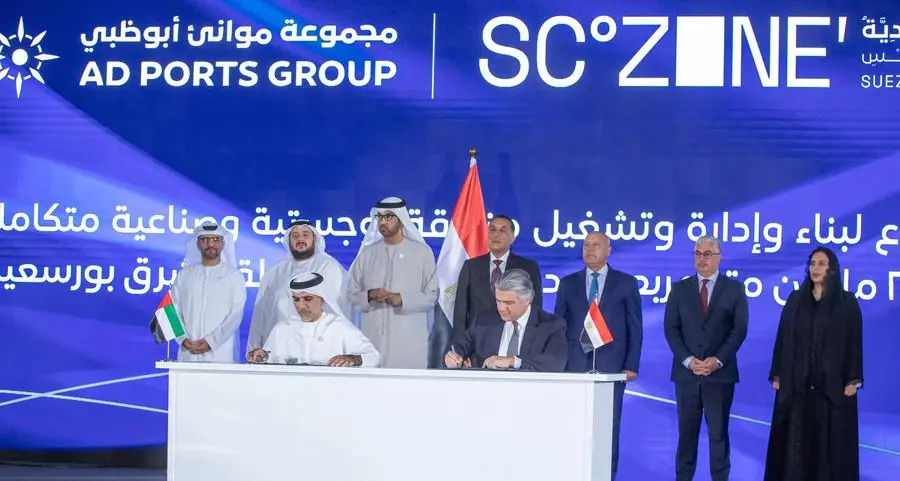 UAE's AD Ports, Egypt's SCZONE sign 50-year concession to develop KEZAD East Port Said