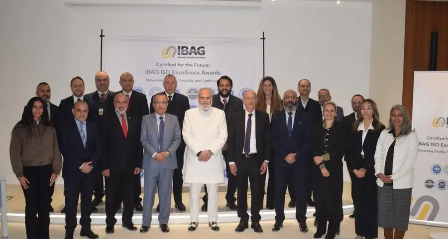 أيباج تحصد 7 شهادات أيزو دولية في مجالات الجودة وأنظمة أمن وحماية المعلومات واستمرارية الأعمال