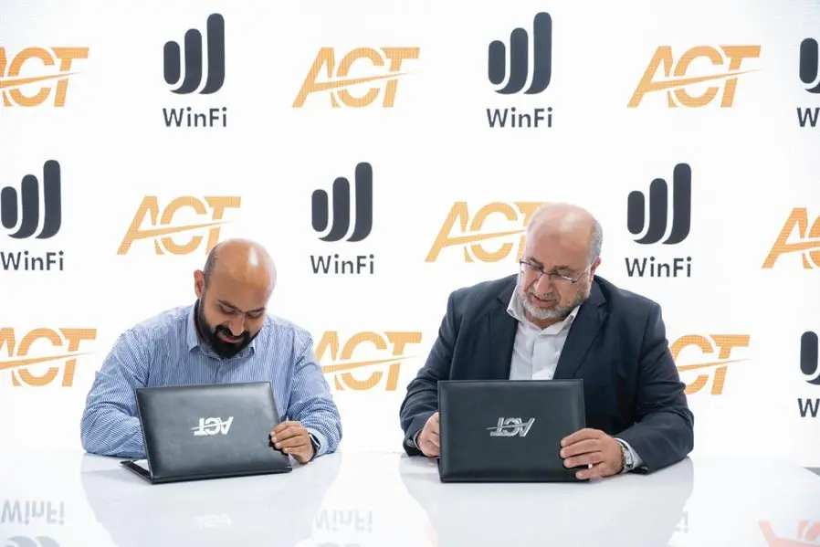 ACT and WinFi agreement signing ceremony. Image Courtesy: ACT