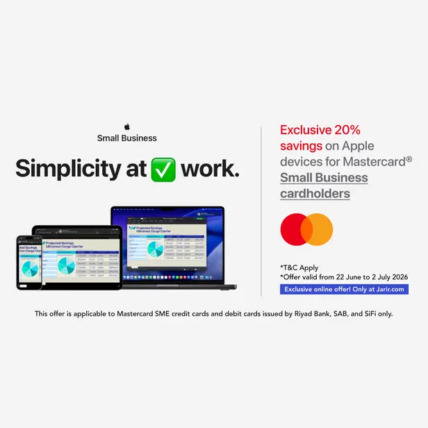 Mastercard supports an SME initiative with Jarir in Saudi Arabia