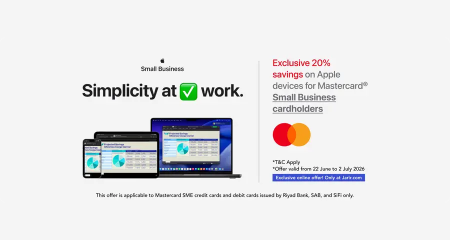 Mastercard supports an SME initiative with Jarir in Saudi Arabia