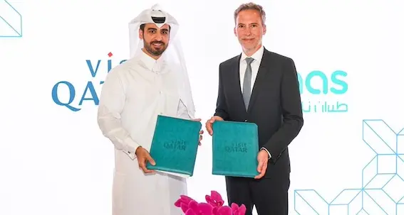 Visit Qatar and flynas sign strategic MoU at ATM Dubai 2025