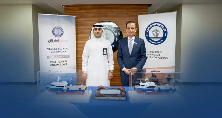 Bahri Logistics signs agreement with Grandweld Shipyard to build advanced offshore support vessels