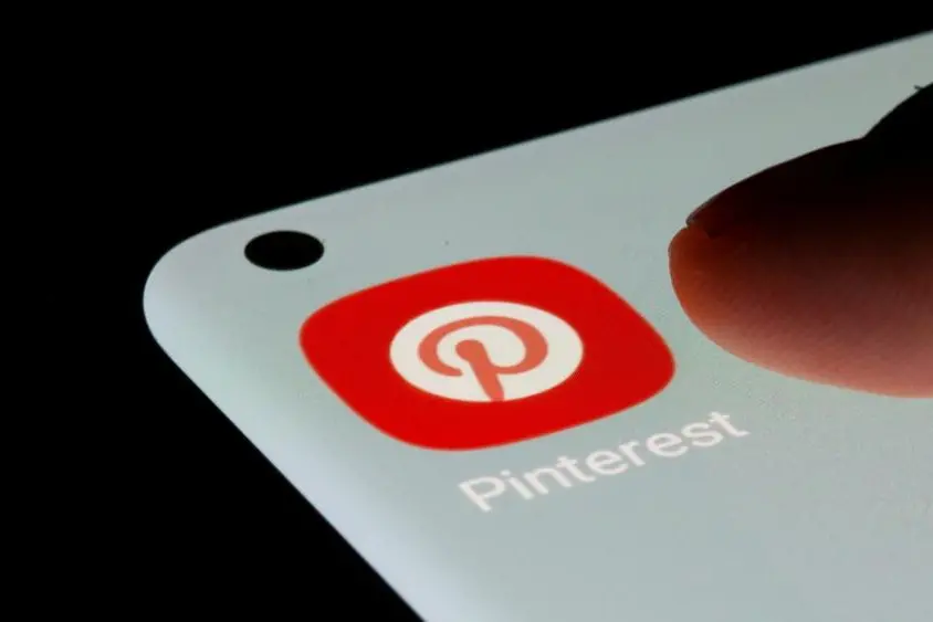 FILE PHOTO: Pinterest app is seen on a smartphone in this illustration taken, July 13, 2021. REUTERS/Dado Ruvic/Illustration. , Reuters