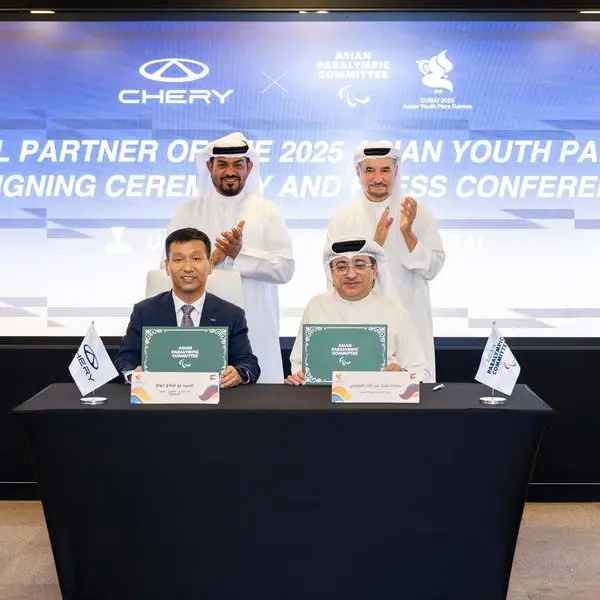 APC signs key agreement with Chery International as official partner of the Dubai 2025 Asian Youth Para Games