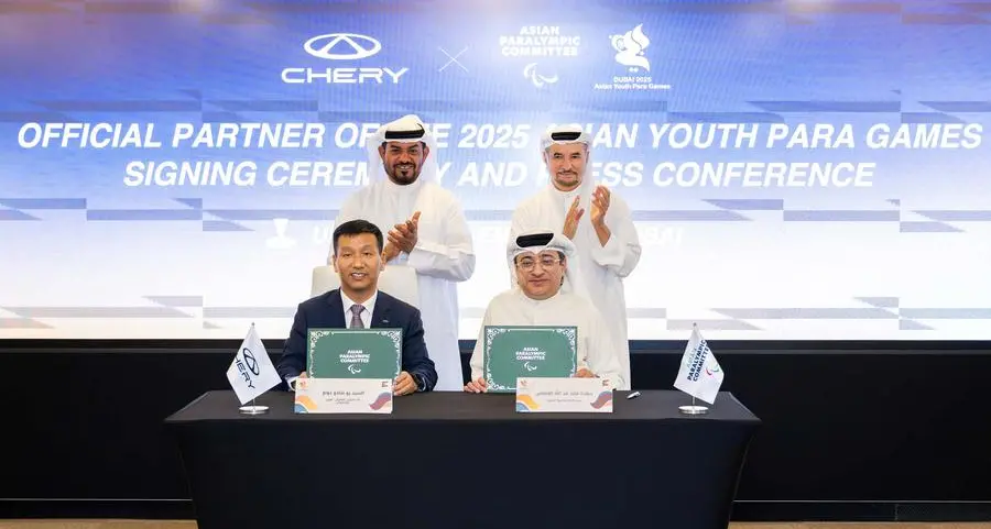 APC signs key agreement with Chery International as official partner of the Dubai 2025 Asian Youth Para Games
