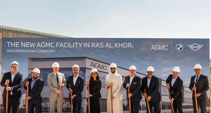 المركز الميكانيكي للخليج العربي يضع حجر الأساس لصالة عرض BMW وMINI الجديدة في رأس الخور