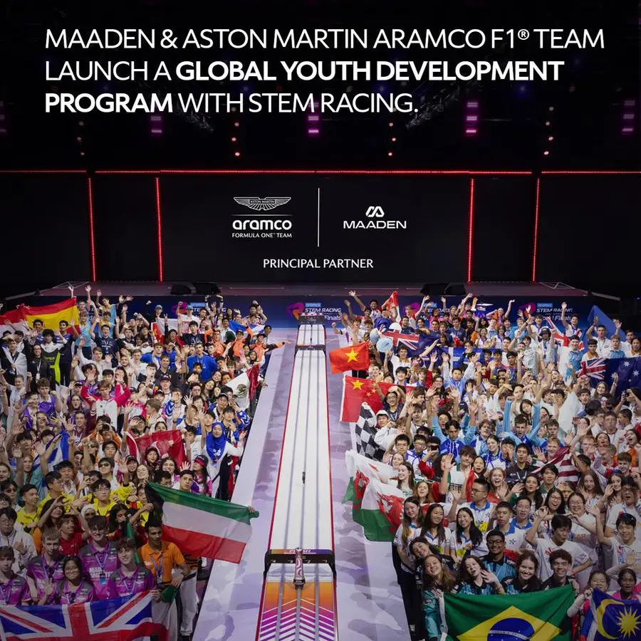 Aston Martin Aramco Formula One team and principal partner Maaden announce multi-year youth development programme