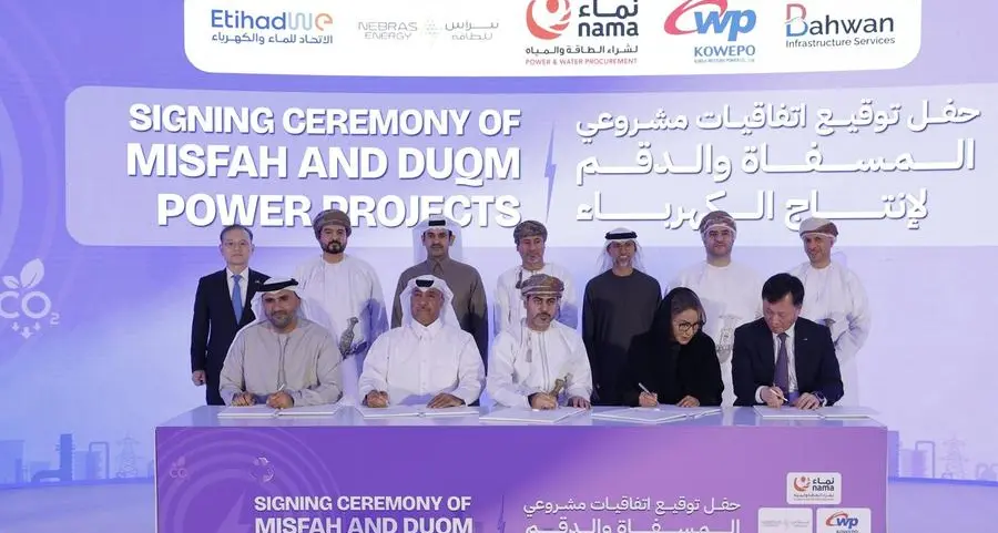 Nebras Energy unit wins Oman power projects totalling 2.6 GW