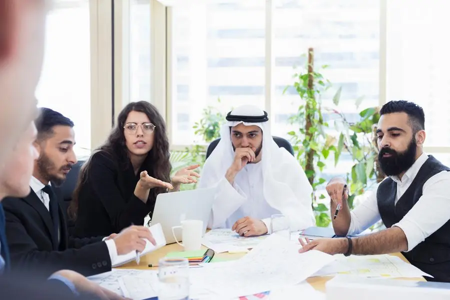 Corporate Business In The Middle East. Image used for illustrative purpose. Getty Images , Getty Images