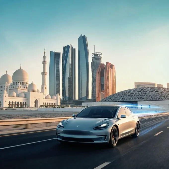 Tesla Full Self-Driving trials begin in Abu Dhabi