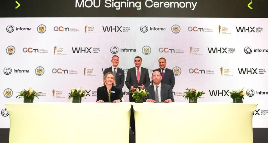 شركة إنفورما ماركتس توقع مذكرة تفاهم مع الهيئة الموحدة للمشتريات في مصر وإدارة المؤتمرات العالمية لدعم النمو المستمر للمعرض والمؤتمر الطبي الإفريقي