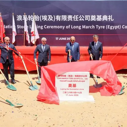 Chinese tyre maker breaks ground on $190mln manufacturing plant in Egypt’s SCZONE