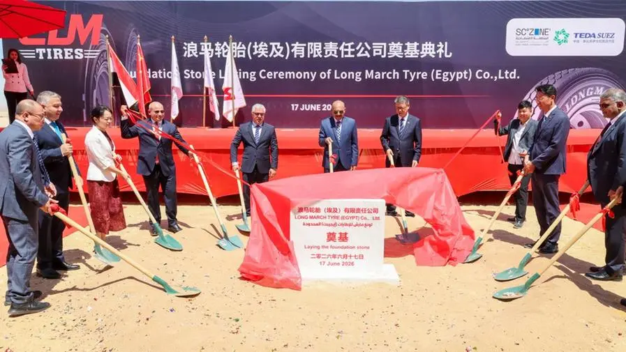Chinese tyre maker breaks ground on $190mln manufacturing plant in Egypt’s SCZONE
