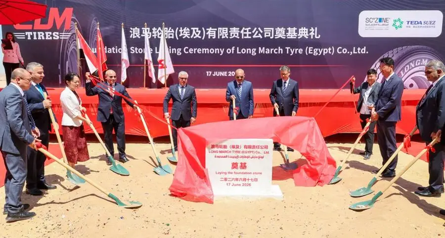 Chinese tyre maker breaks ground on $190mln manufacturing plant in Egypt’s SCZONE