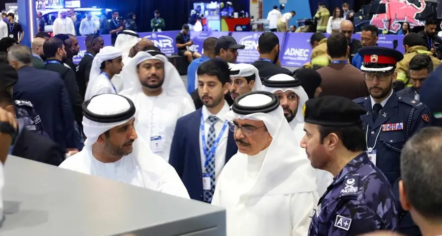 Bahrain’s Minister of Interior visits Tasleeh stand at ISNR Abu Dhabi 2026