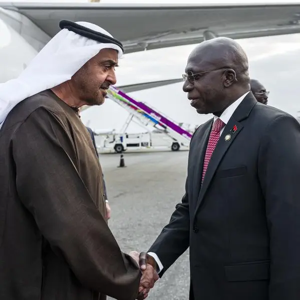 UAE President arrives in Angola on state visit