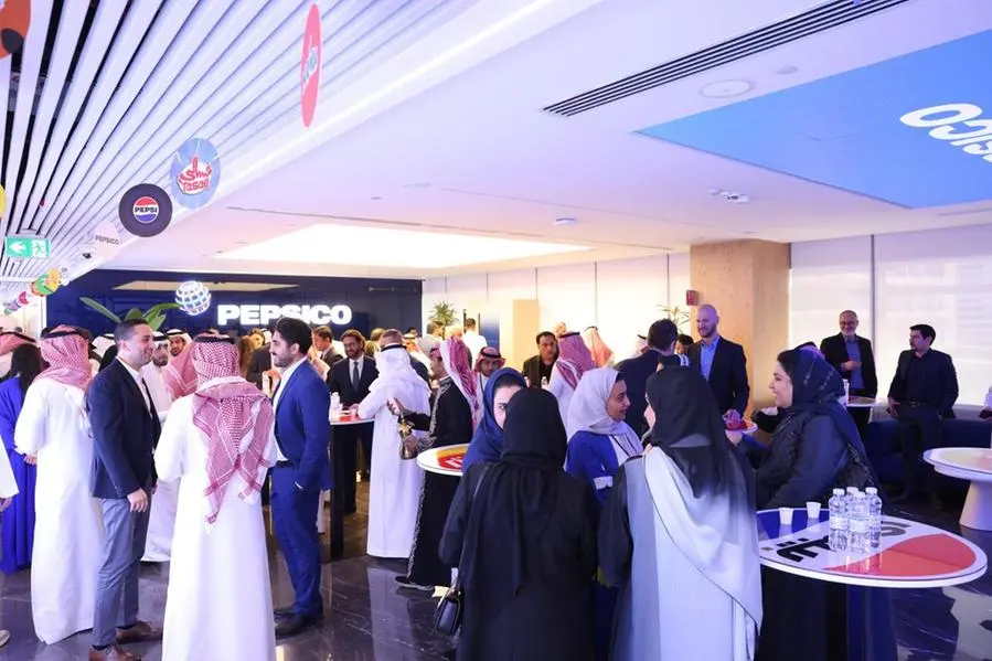 Ahmed El Sheikh, President and General Manager for Middle East, North Africa, and Pakistan Foods and Mohamed Shelbaya, Senior Vice President & General Manager of MENA Beverages, with guests. Image Courtesy: PepsiCo