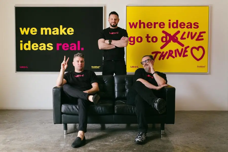 Daniel Muller, COO & Co-Founder; Peter Goodwin, CEO & Founder; and Mark Hill, CLO & Co-Founder. Image Courtesy: idea-L\\u00AE