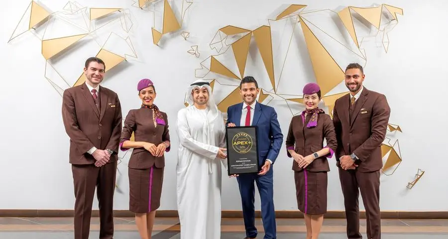 Etihad Airways named Five-Star Global Airline by Airline Passenger Experience Association for 2026
