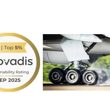 \"بريجستون لإطارات الطائرات في أوروبا\" تحصد الميدالية الذهبية في تصنيف \"إيكوفاديس\" للاستدامة 2026