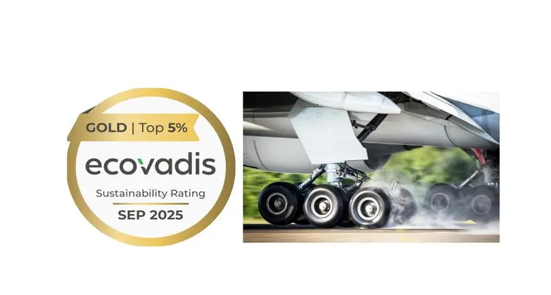 \"بريجستون لإطارات الطائرات في أوروبا\" تحصد الميدالية الذهبية في تصنيف \"إيكوفاديس\" للاستدامة 2026
