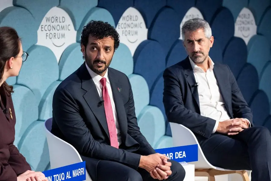 H.E. Abdulla bin Touq Al Marri, Minister of Economy, at the 55th Annual Meeting of the World Economic Forum (Davos 2025). Image Courtesy: UAE Ministry of Economy