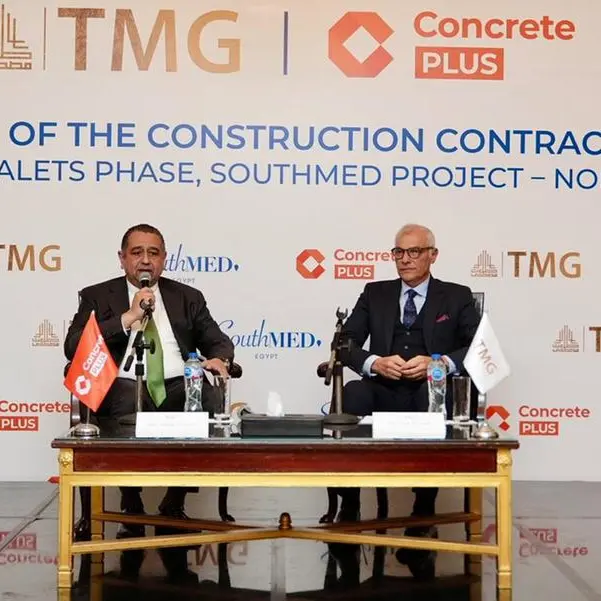 Talaat Moustafa Group (TMG) signs EGP 10B ($200M) construction contracts with Concrete Plus for SouthMED development