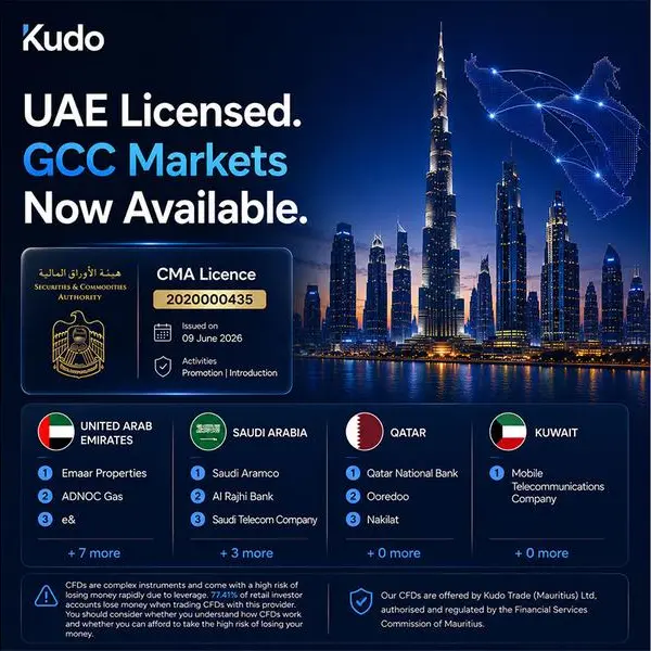 Kudo.com secures UAE CMA licence and expands access to GCC markets