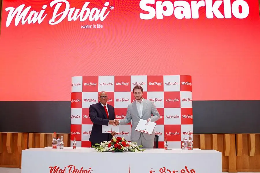 Sparklo and Mai Dubai agreement signing ceremony. Image Courtesy: Sparklo