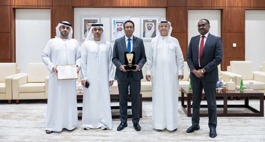 ENOC honoured at the Sharjah Excellence Award for sustainable innovation and future-ready service stations