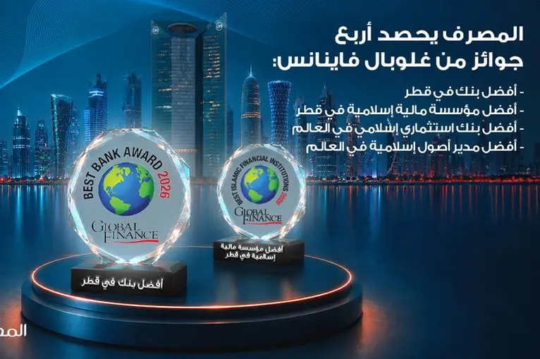 المصرف يُتوَّج بجائزة أفضل بنك في قطر من جلوبال فاينانس ويحصد ثلاث جوائز مرموقة في الصيرفة الإسلامية