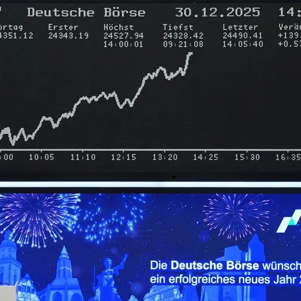 European shares hit record high as 2026 trading begins