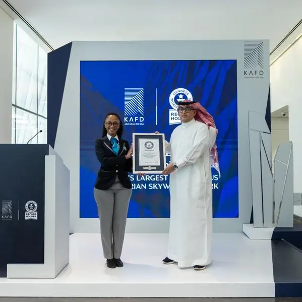 KAFD receives prestigious Guinness World Record for the world’s largest continuous pedestrian skywalk network